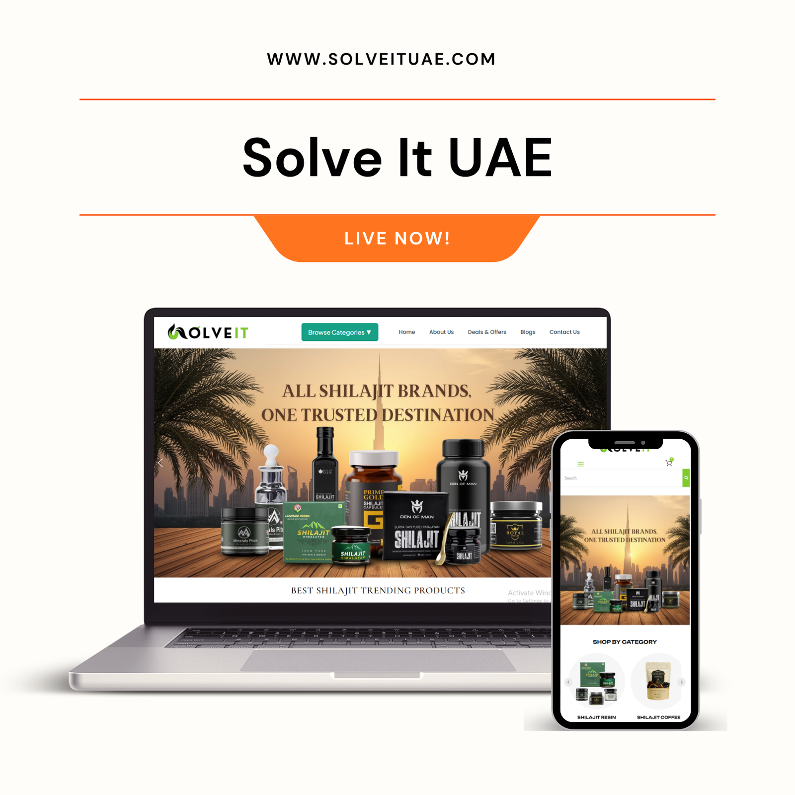 Minimalist Neutral Multi Device Computer Mockup Website Launch Instagram Post (7)